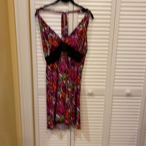 Beautiful rose halter top Dress. Size XL